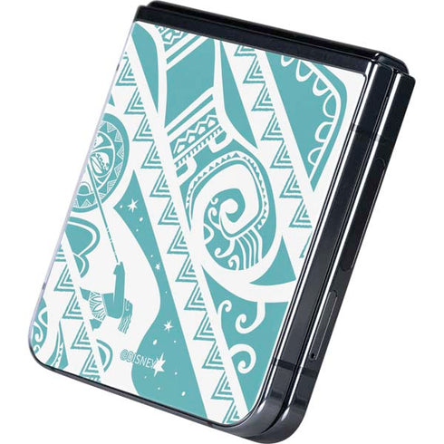 Disney Princess Moana Pattern Galaxy Z Flip5 5G Skin